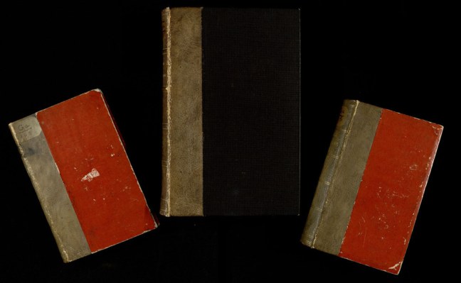 Proven anthropodermic books from the Mutter Museum collection. Photo courtesy of the Historic Medical Library of The College of Physicians of Philadelphia